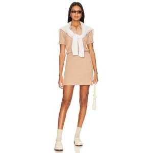 We Wore What Cable Knit Dress NWT Beige Size Large